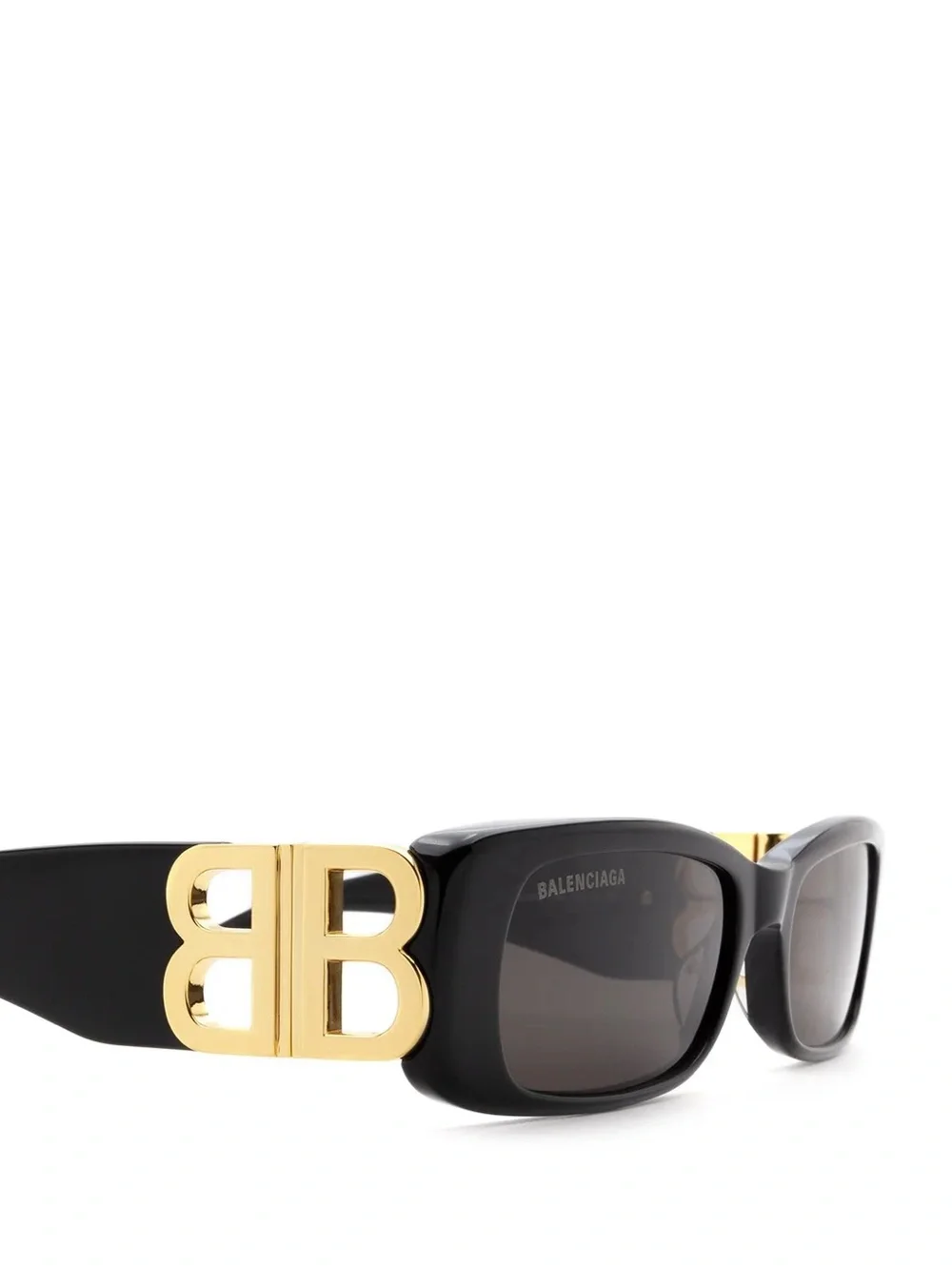 Balenciaga Dynasty Gold & Black Sunglasses